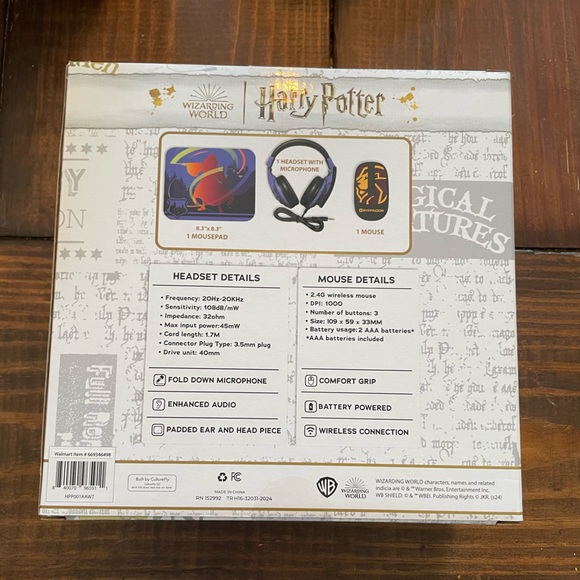 Wizard of world of Harry Potter 3 piece set - Picture 4 of 4